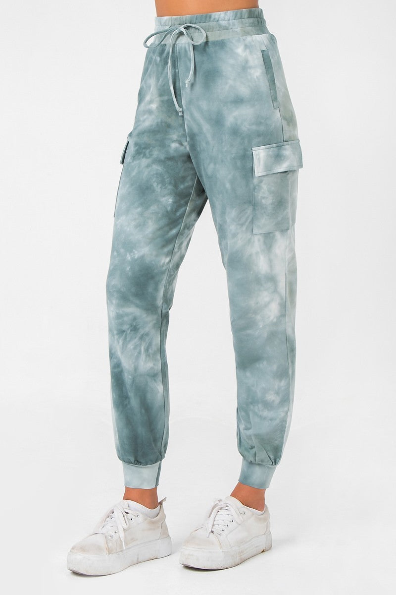 A Tie Dye Cargo Jogger Pant - Absolute Fashion 2020
