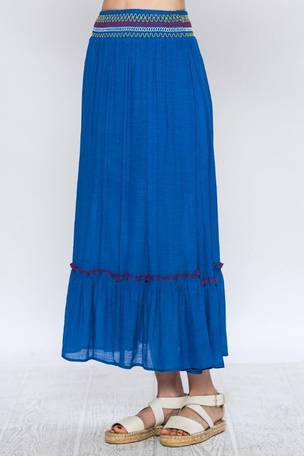 Gauze Skirt Features Elastic Waistband - Absolute Fashion 2020