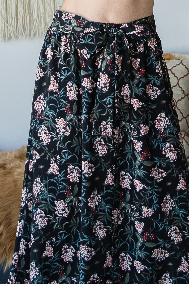 Elastic Waistline Maxi Skirt - Absolute Fashion 2020