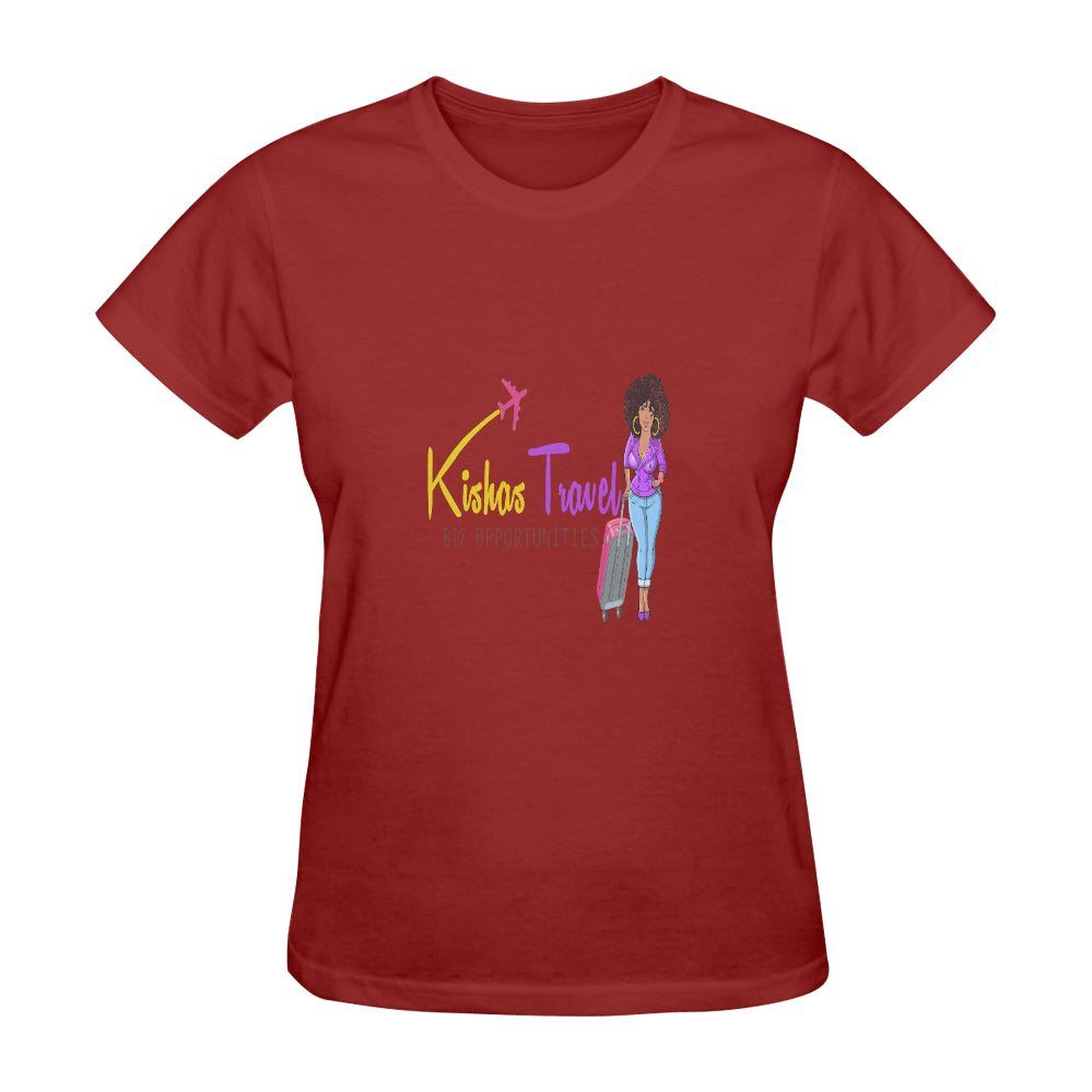 Kisha's Travel Biz Opportunities Classic Women's T-Shirt（Made in USA，Ship to USA Only）