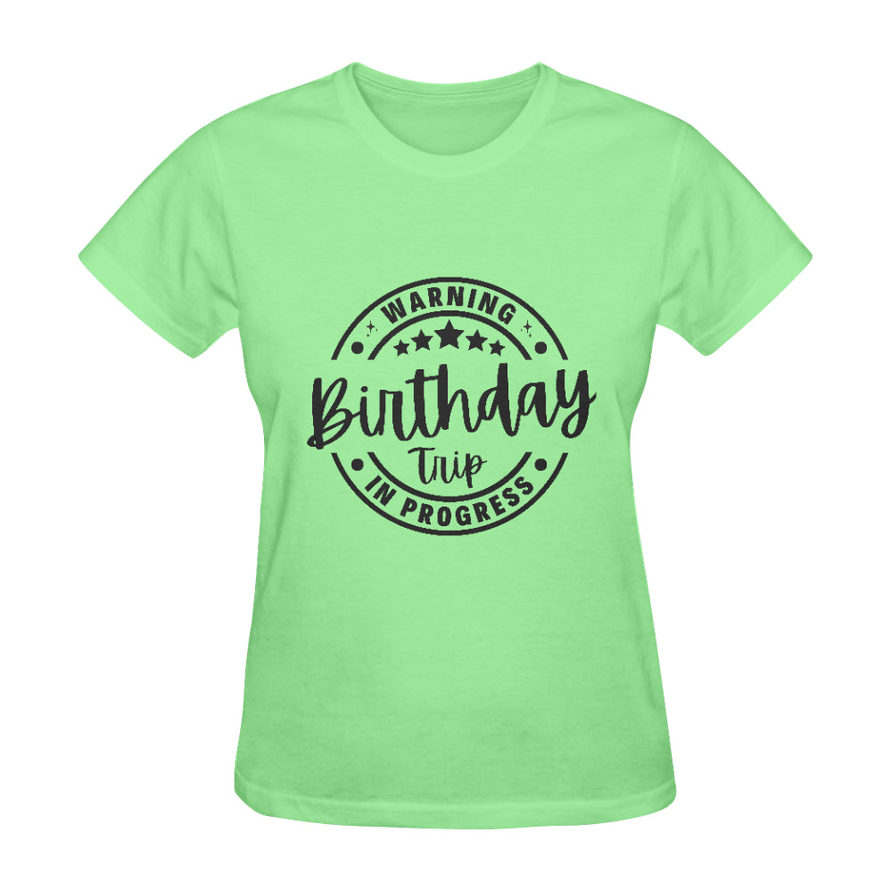Birthday Trip Classic Women's T-Shirt（Made in USA，Ship to USA Only）