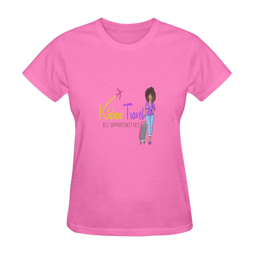 Kisha's Travel Biz Opportunities Classic Women's T-Shirt（Made in USA，Ship to USA Only）