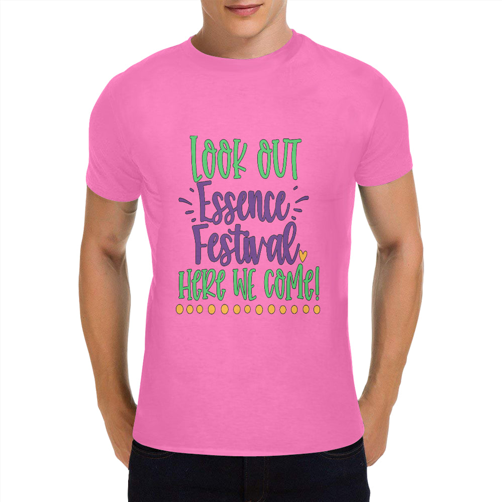 Essence Festival Classic Men's T-Shirt/Large（Made in USA，Ship to USA Only）