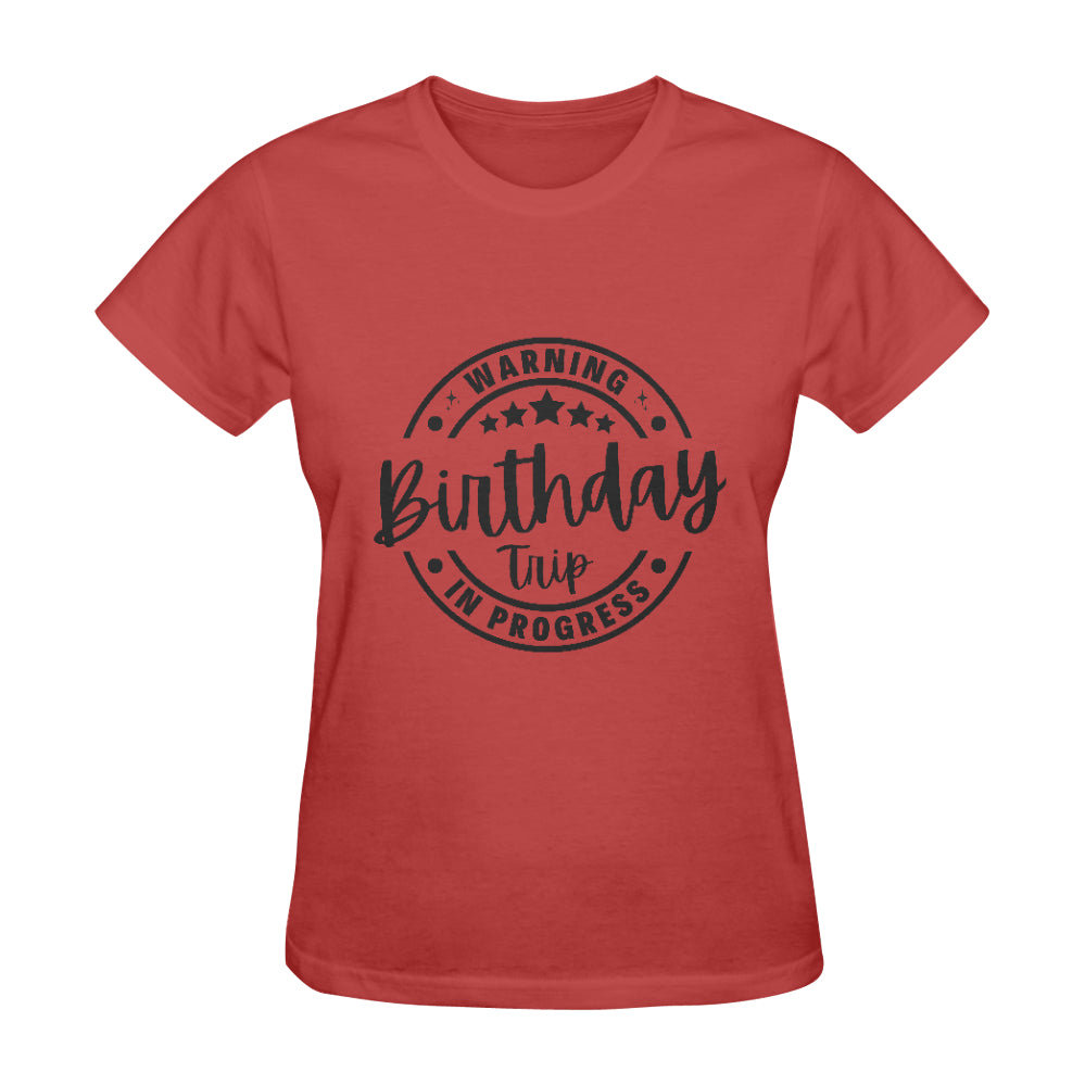 Birthday Trip Classic Women's T-Shirt（Made in USA，Ship to USA Only）