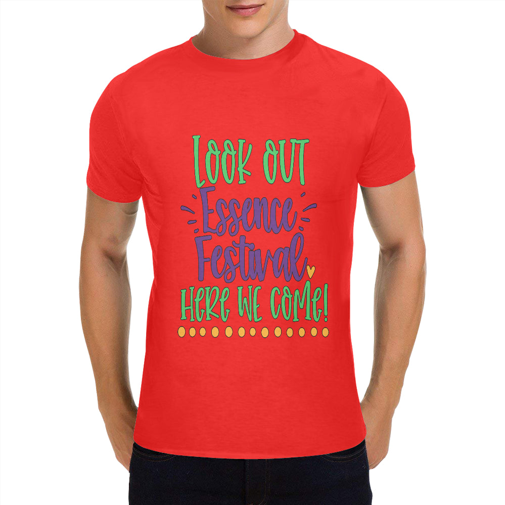 Essence Festival Men's Heavy Cotton T-Shirt (One Side Printing)（Made in USA，Ship to USA Only）