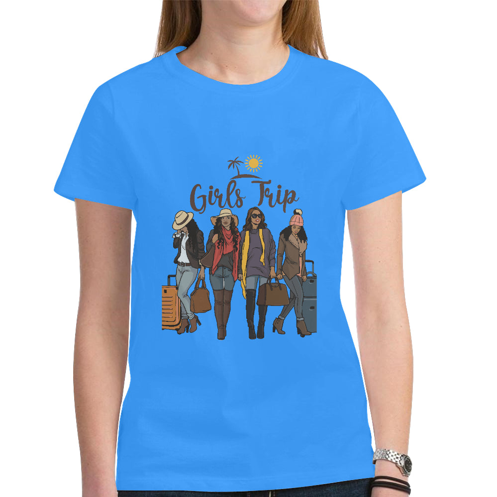 Women's Heavy Cotton Short Sleeve T-Shirt（Made in USA，Ship to USA Only）