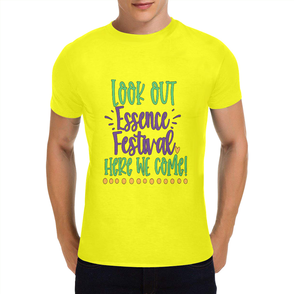 Essence Festival Classic Men's T-Shirt/Large（Made in USA，Ship to USA Only）