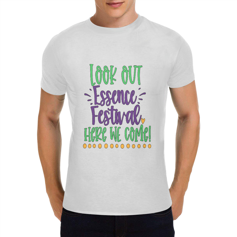 Essence Festival Classic Men's T-Shirt/Large（Made in USA，Ship to USA Only）