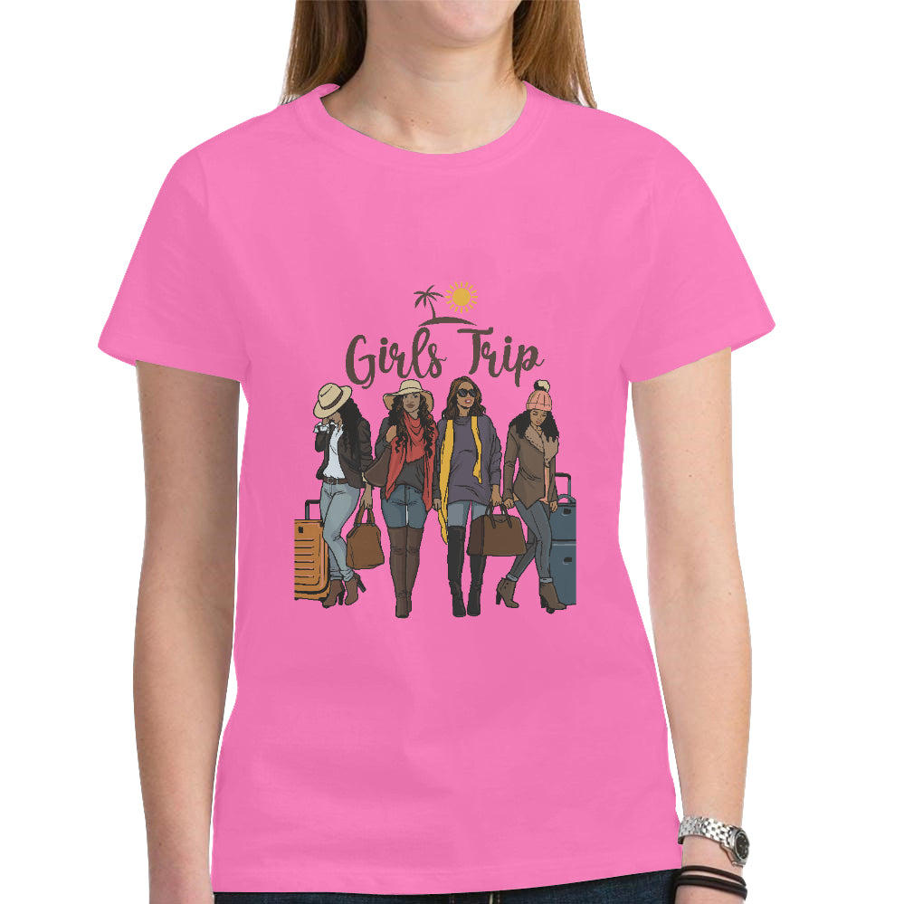Women's Heavy Cotton Short Sleeve T-Shirt（Made in USA，Ship to USA Only）