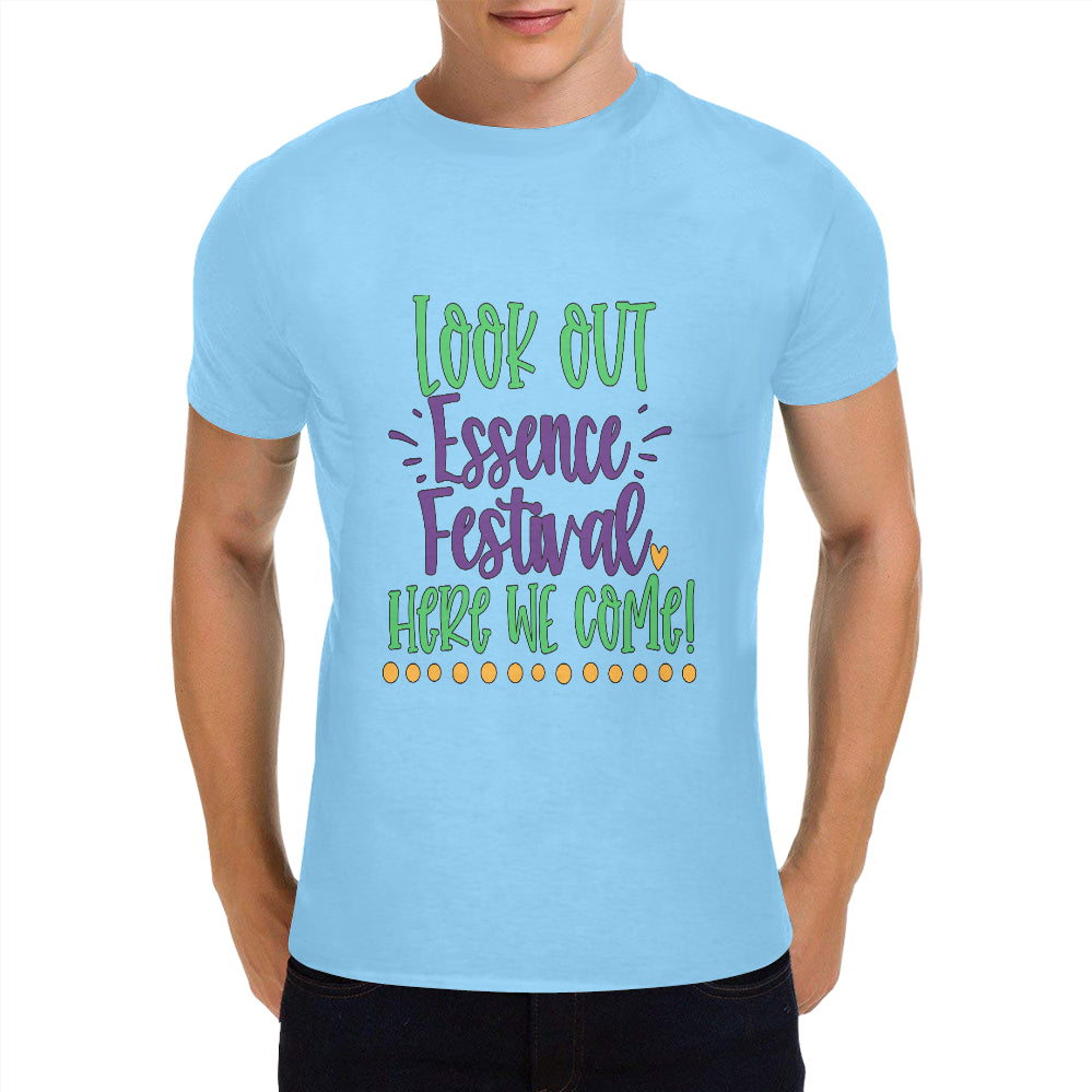 Essence Festival Classic Men's T-Shirt/Large（Made in USA，Ship to USA Only）