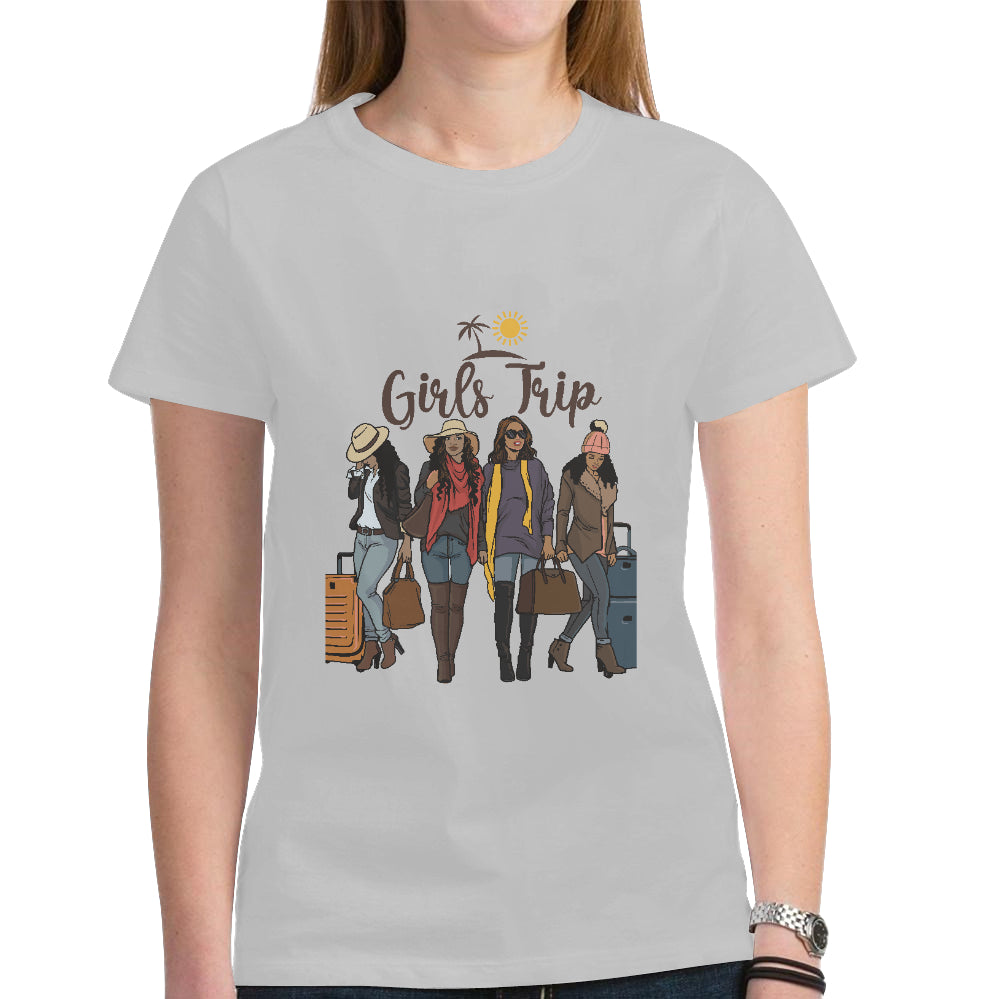 Women's Heavy Cotton Short Sleeve T-Shirt（Made in USA，Ship to USA Only）