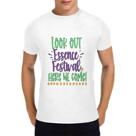Essence Festival Classic Men's T-Shirt/Large（Made in USA，Ship to USA Only）