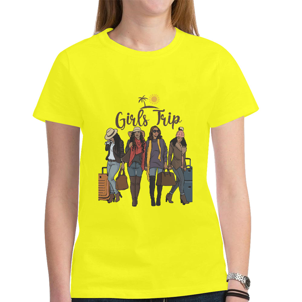 Women's Heavy Cotton Short Sleeve T-Shirt（Made in USA，Ship to USA Only）