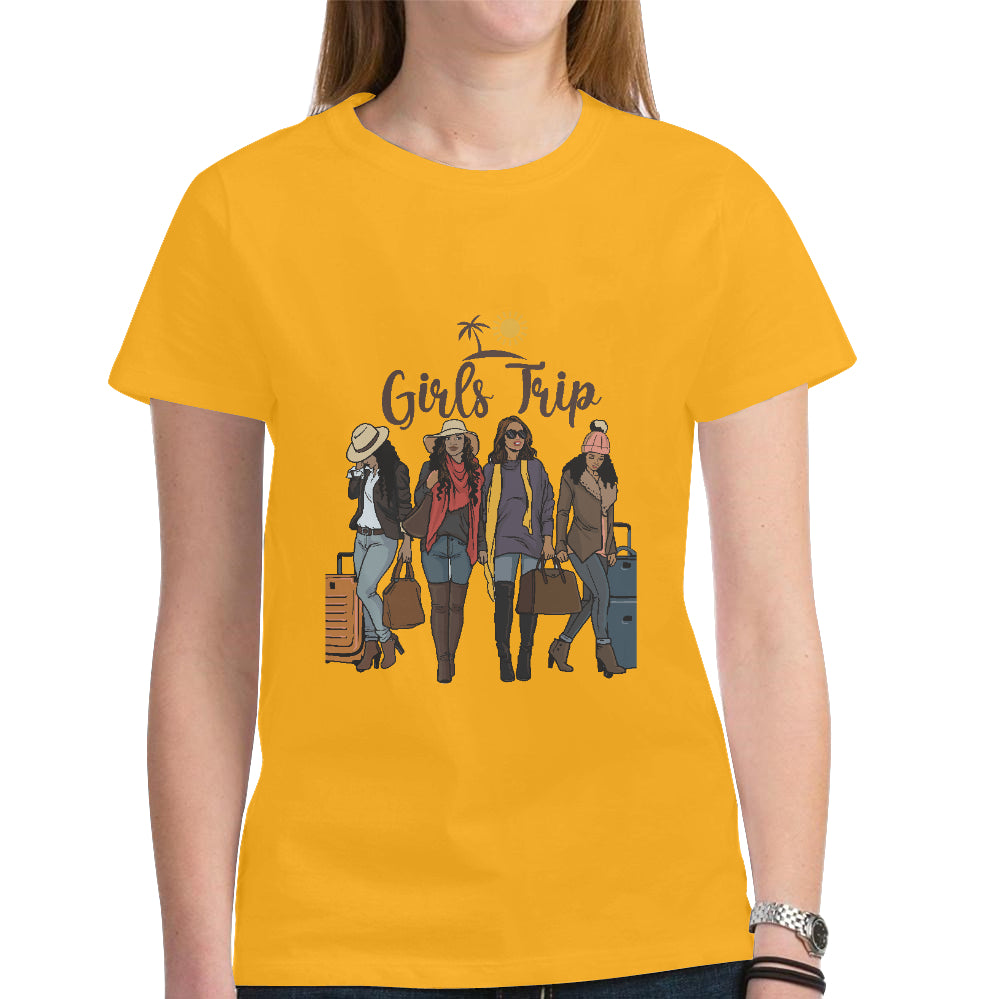 Women's Heavy Cotton Short Sleeve T-Shirt（Made in USA，Ship to USA Only）