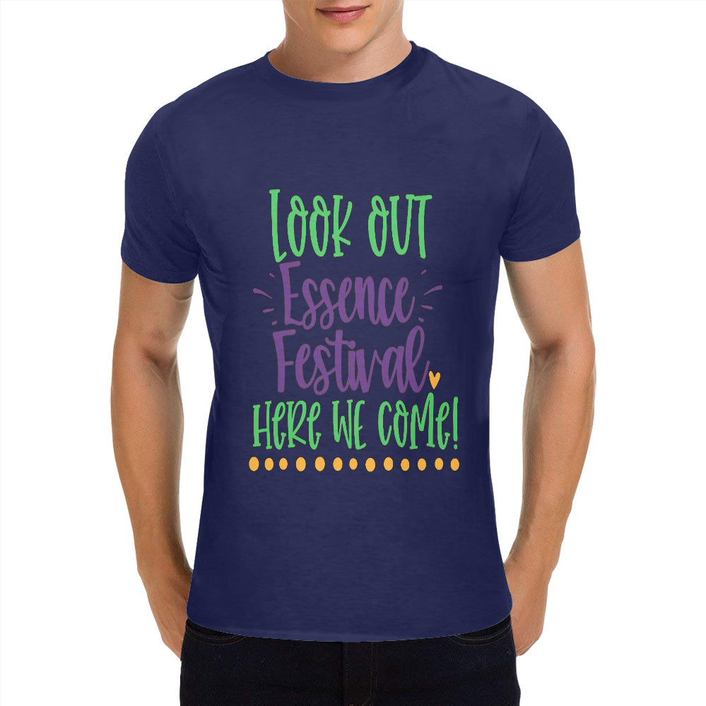 Essence Festival Men's Heavy Cotton T-Shirt (One Side Printing)（Made in USA，Ship to USA Only）