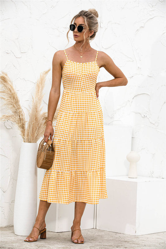 Hammock Backless Tiered Dress - Absolute Fashion 2020