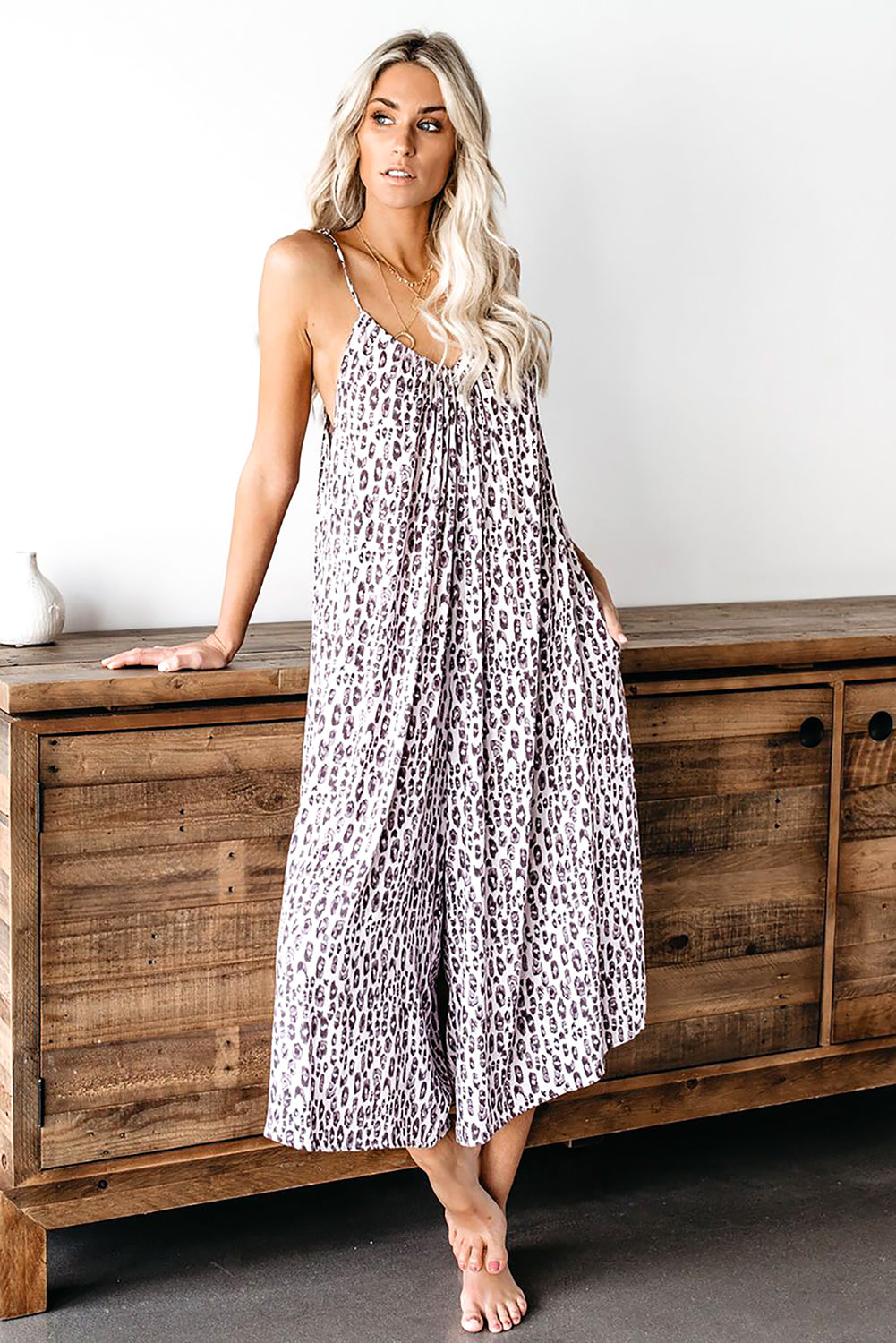 Leopard Adjustable Jumpsuit - Absolute Fashion 2020