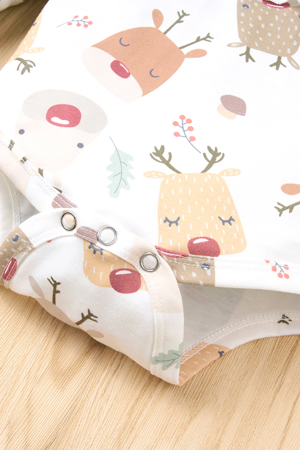 Baby Girl Reindeer Bodysuit and Paperbag Joggers Set