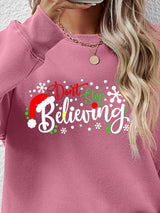 Letter Graphic Long Sleeve Sweatshirt - Absolute fashion 2020