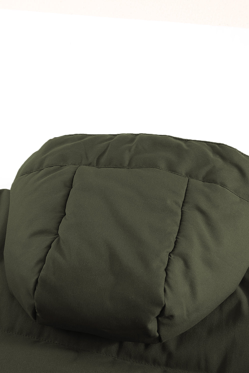 Drawstring Hem Hooded Jacket with Pockets