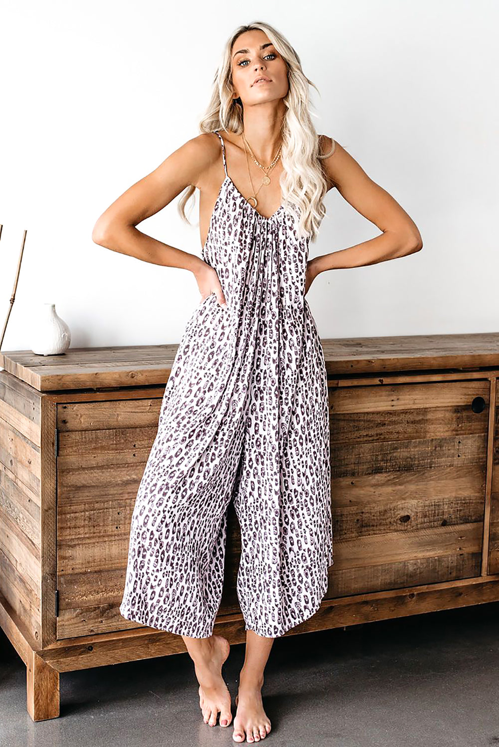 Leopard Adjustable Jumpsuit - Absolute Fashion 2020