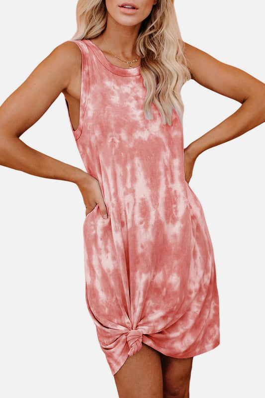 Tie Dye Knit Tank Dress - Absolute Fashion 2020