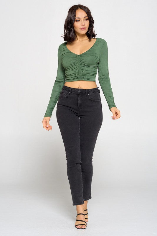 Heavy Rayon Span Top