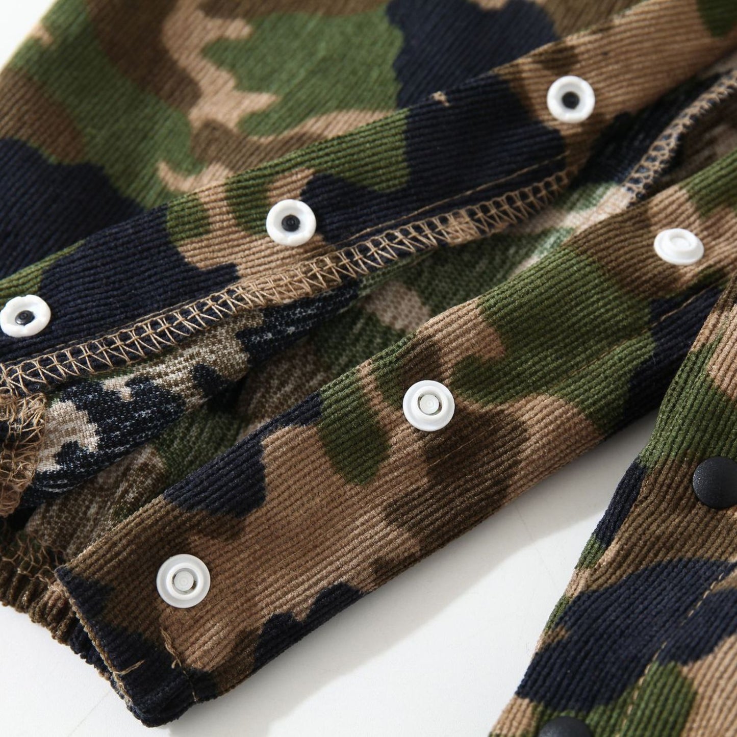 Baby Camouflage Jumpsuit with Pocket