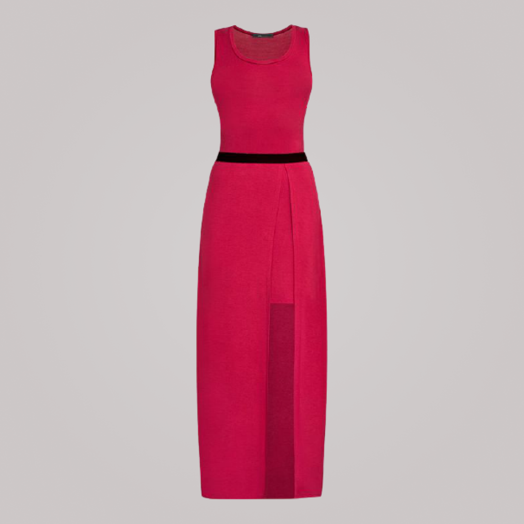 Twofer Knit Maxi Dress - Absolute Fashion 2020
