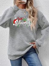 Letter Graphic Long Sleeve Sweatshirt - Absolute fashion 2020