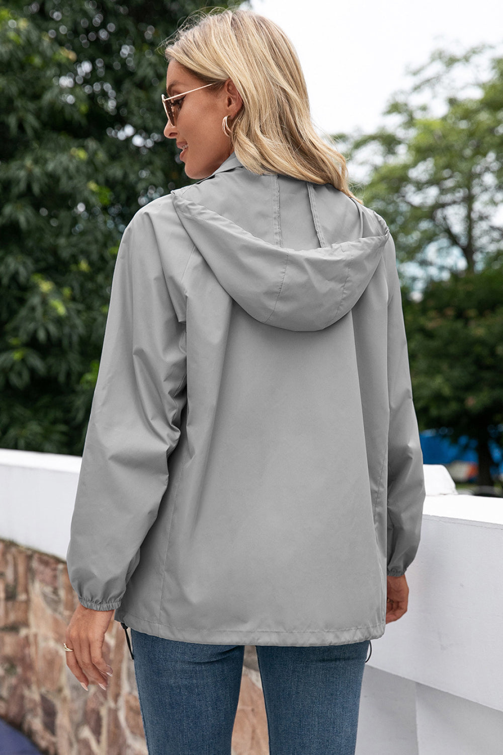 Zip Up Wind Hooded Jacket - Absolute Fashion 2020