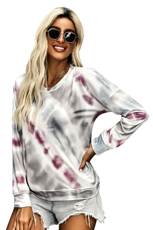 Drop Shoulder Tie Dye  Tee - Absolute Fashion 2020