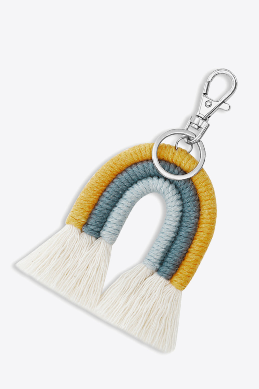 Rainbow Fringe Keychain