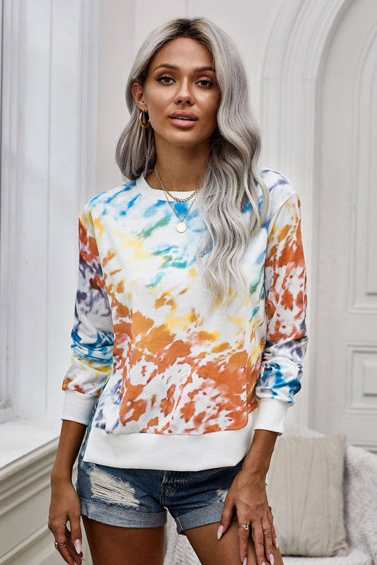 Tie-Dye High Low Sweatshirt - Absolute Fashion 2020