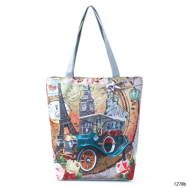 Floral Printed Handbag Women Shoulder Bag - Absolute Fashion 2020