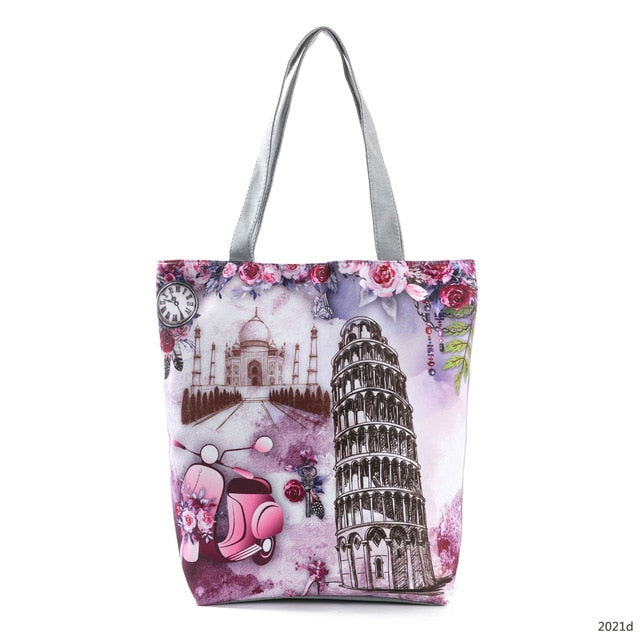 Floral Printed Handbag Women Shoulder Bag - Absolute Fashion 2020